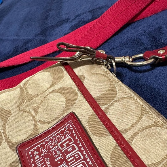 Coach Red Cross Body Purse - Picture 7 of 10